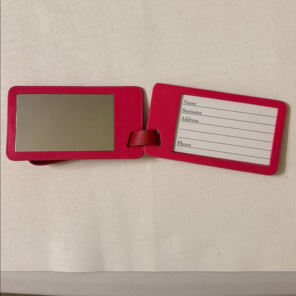 Dior Red Purse Tag/Mirror - Picture 2 of 4